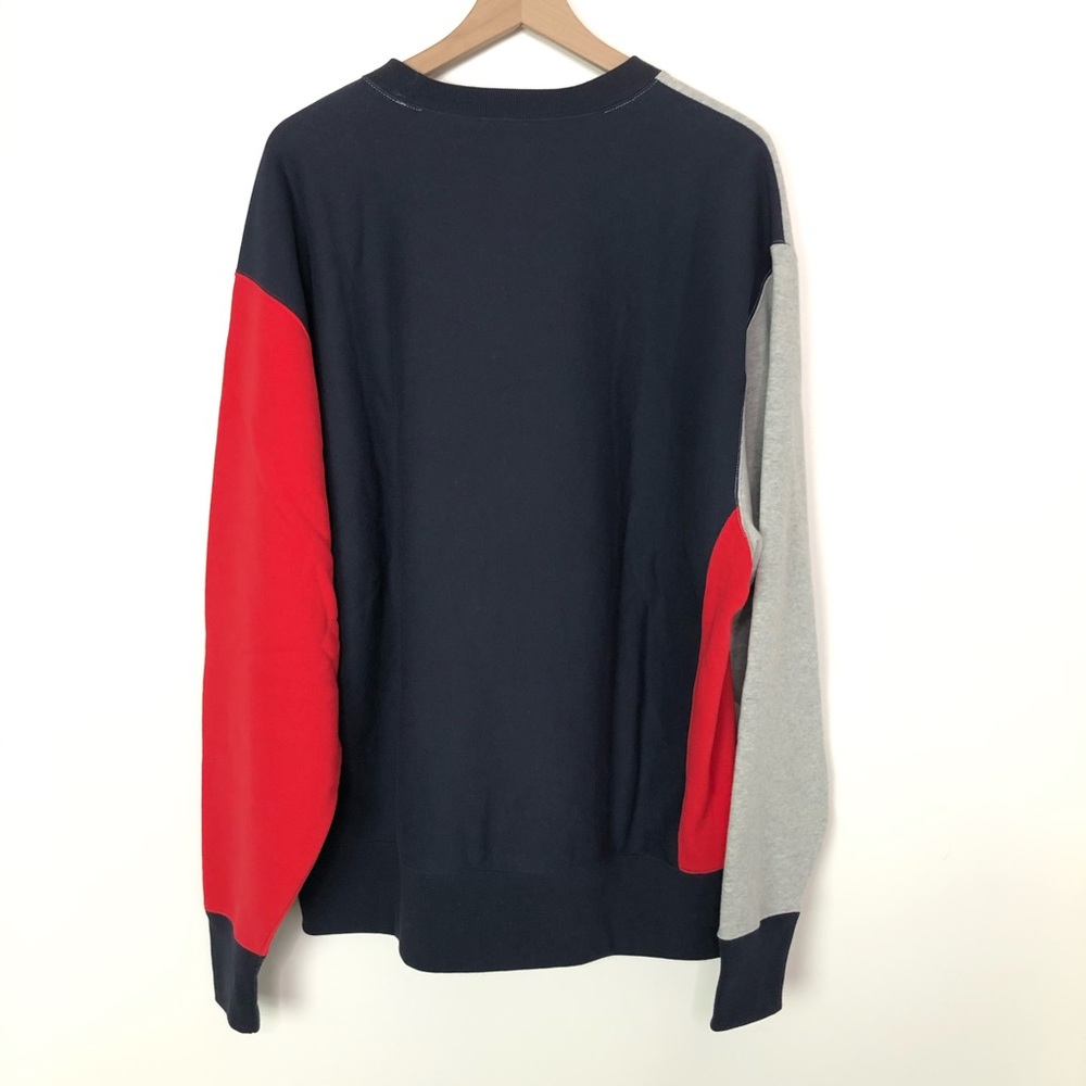 CHAMPION Men Reverse Weave Color Block Sweatshirt - Picture 4 of 7